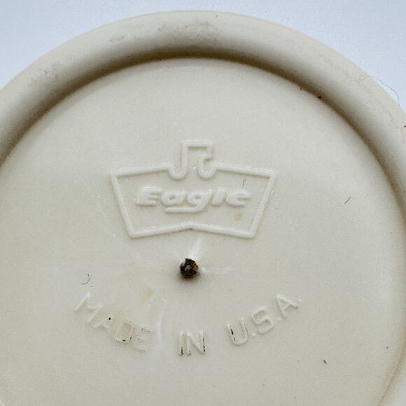 Vintage Spice of Life Salt Pepper Shakers Eagle Brand Plastic Screw Top 2.75" - Picture 6 of 9